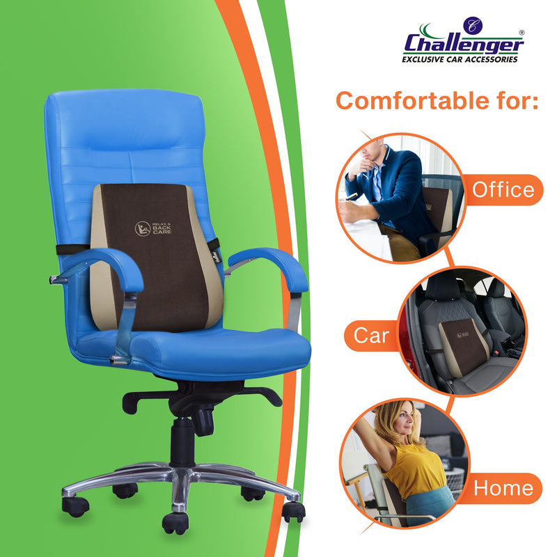 Challenger® 'L1 Orthopaedic Cushion' - PU Foam Orthopaedic Cushion for Back Support