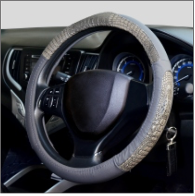Challenger® Leather Steering Covers - 'Genuine Leather' Series (P-034)