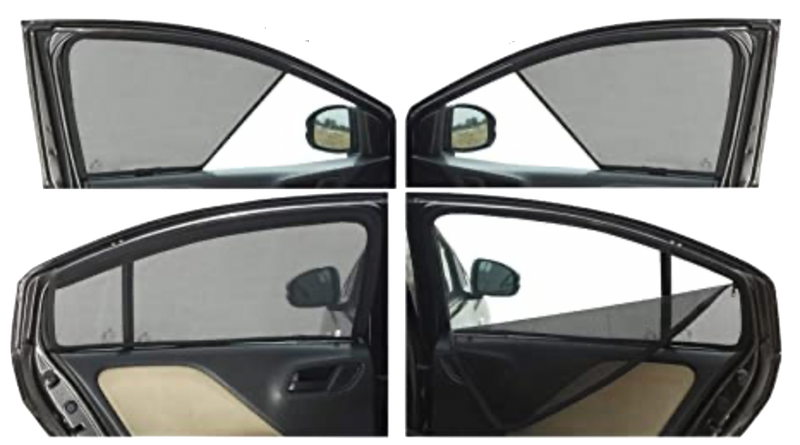 Challenger® - Half Sunshades or Window Curtain (Front Half + Back Zipper)